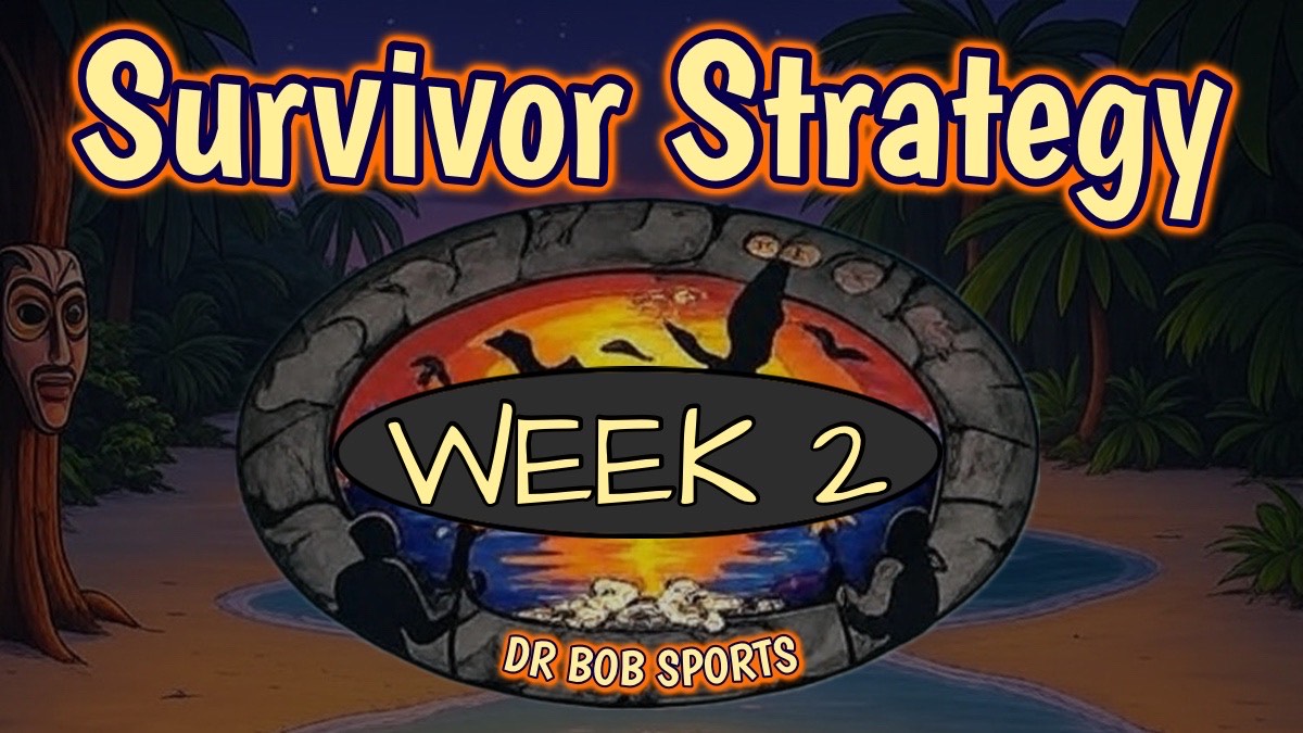 Week 2 NFL Survivor Strategy Dr. Bob Sports